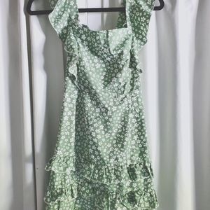 Mint Green Daisy Dress